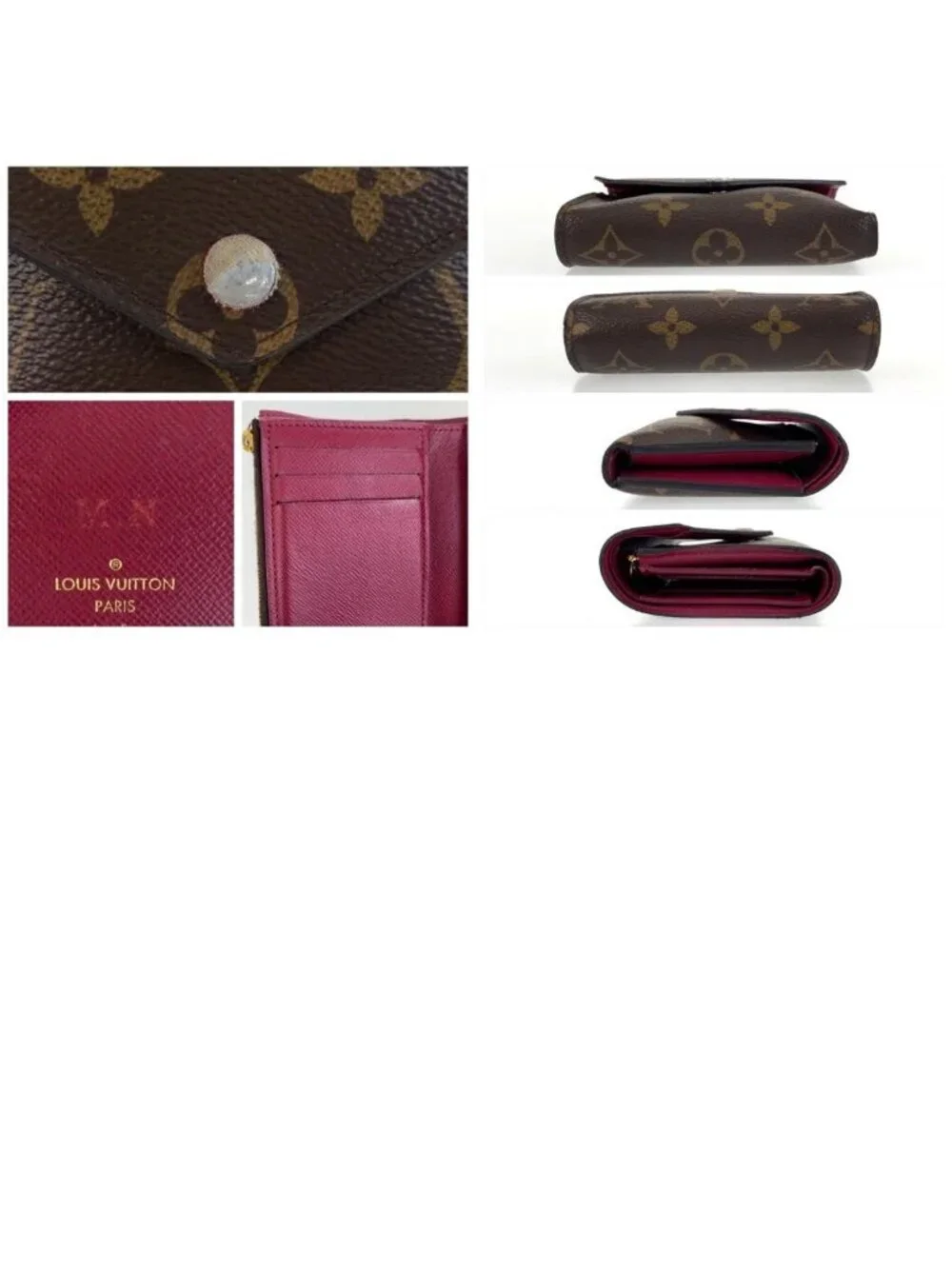 Louis Vuitton Monogram Portefeuille Victorine Folding Wallet